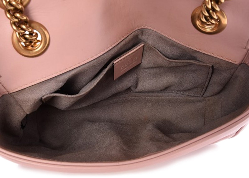 Lookbook Beg Gucci GG Marmont Matelasse Mini Merah Jambu Muda