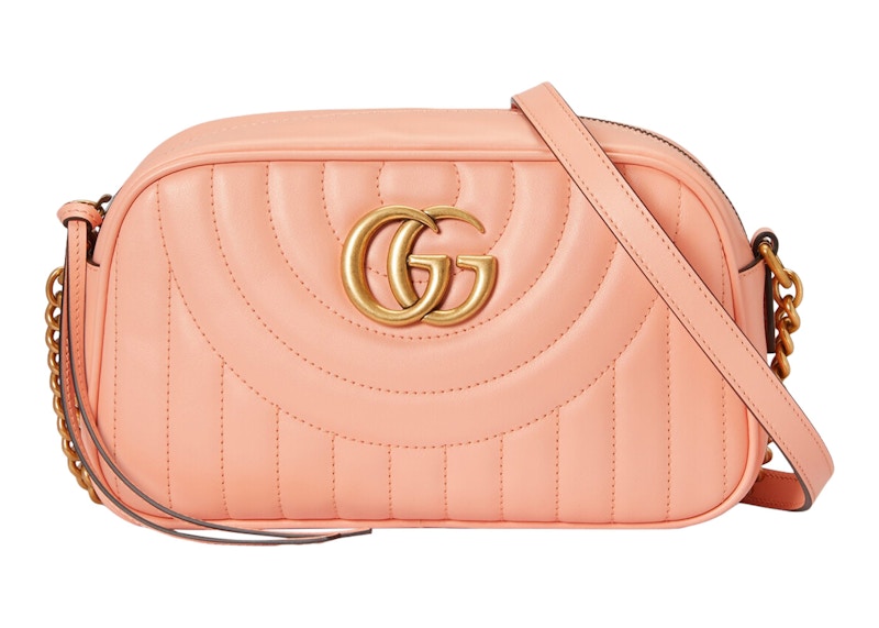 Gucci GG Marmont Shoulder Bag Peach