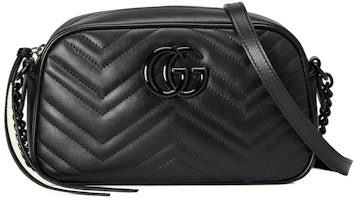 Gucci GG Marmont Shoulder Bag Small Black/Black Gucci GG Marmont Shoulder Bag Small Black/Black