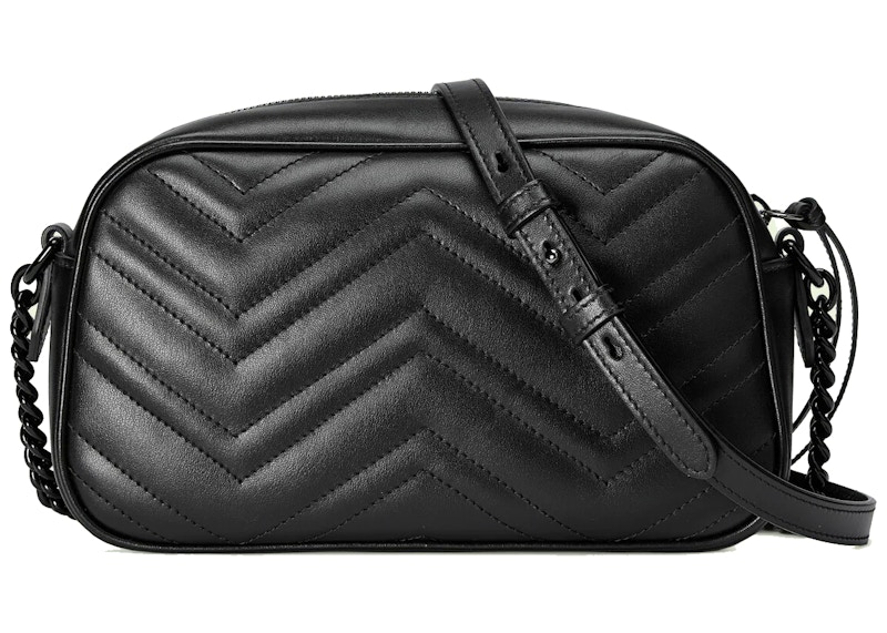 Lookbook Gucci GG Marmont Beg Sisi Kecil Hitam/Hitam