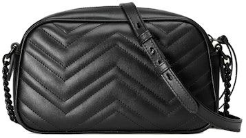 Bolso Bandolera Gucci GG Marmont Pequeño Negro/Negro Lookbook Bolso Bandolera Gucci GG Marmont Pequeño Negro/Negro