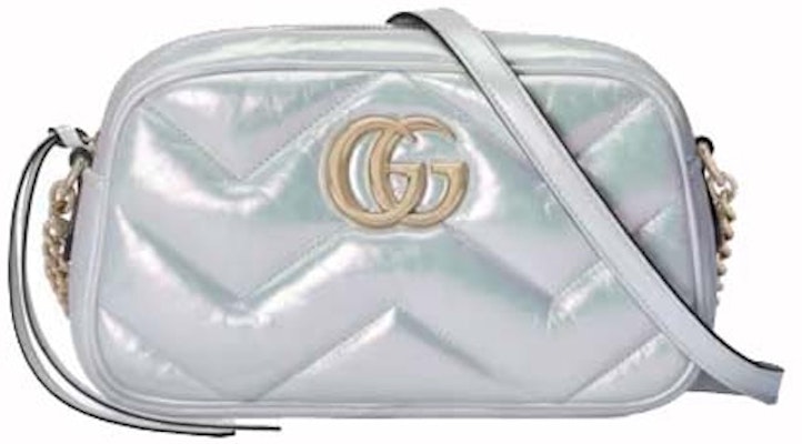 Gucci GG Marmont Small Camera Shoulder Bag Green Iridescent Buy Gucci GG Marmont Small Camera Shoulder Bag Green Iridescent