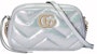 Gucci GG Marmont Small Camera Shoulder Bag Green Iridescent