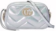 Buy Gucci GG Marmont Small Camera Shoulder Bag Green Iridescent