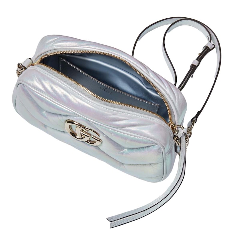 Order 古驰GG Marmont小号相机包绿色虹彩肩背包