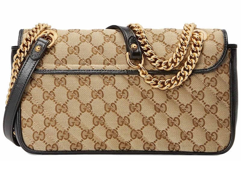 Order グッチ GGマーモント スモール マテラッセ ショルダーバッグ ベージュ/エボニー
