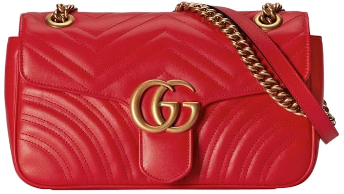 Gucci GG Marmont Small Shoulder Bag Red Buy Gucci GG Marmont Small Shoulder Bag Red