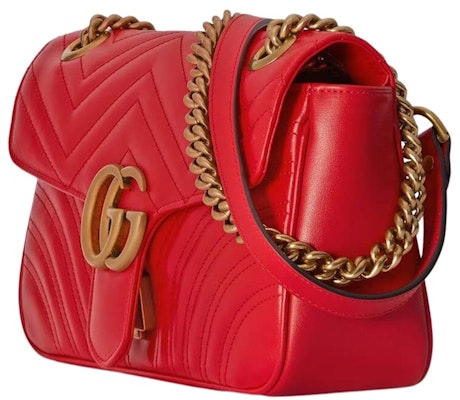 Gucci GG Marmont Small Shoulder Bag Red Order Gucci GG Marmont Small Shoulder Bag Red