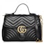 Buy Gucci GG Marmont Small Top Handle Bag Black