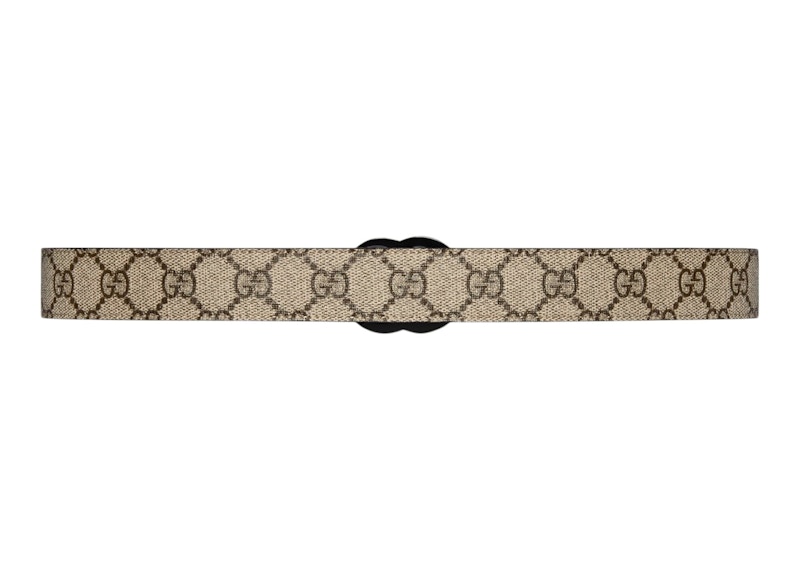 Gucci GG Marmont Thin Belt GG Supreme Beige/Ebony 圖 2