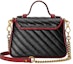 Order Gucci GG Marmont Top Handle Diagonal Matelasse Mini Black/Cerise