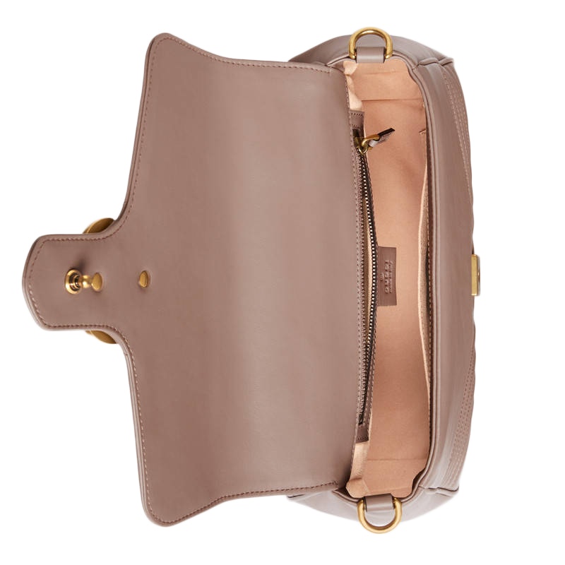 Gucci GG Marmont Top Handle Matelasse Small Dusty PInk 圖 3