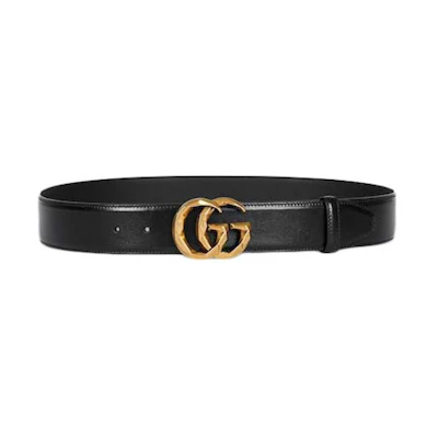 Gucci GG Marmont Wide Belt Black