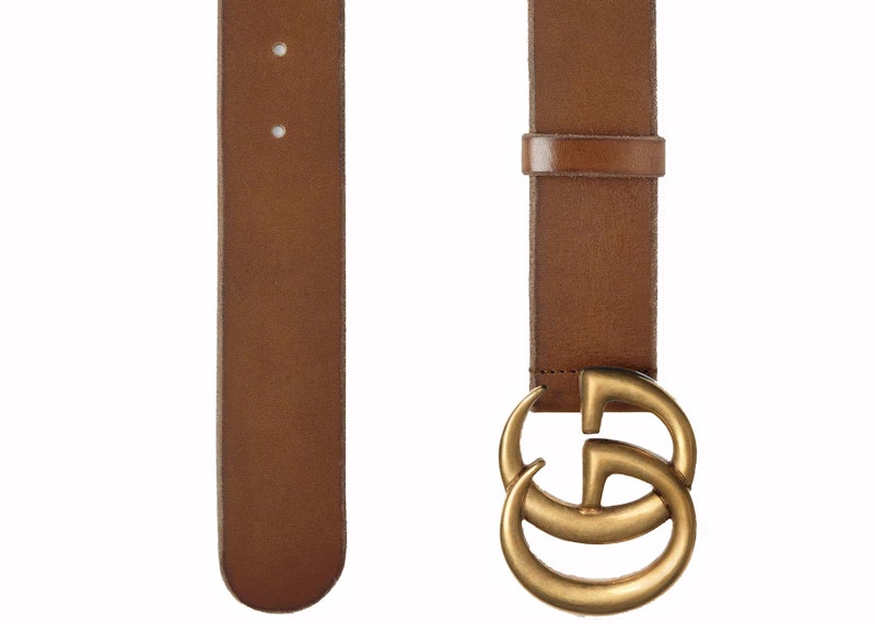 Gucci GG Marmont Wide Belt Brown 圖 2