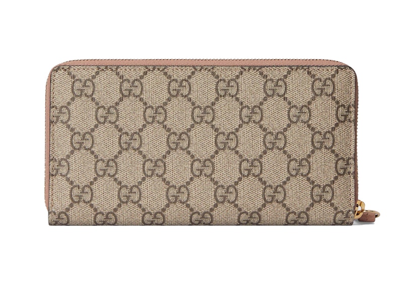 Gucci GG Marmont Zip Around Wallet Beige/Dusty Pink 圖 3