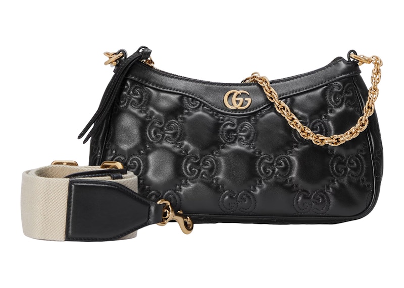 Gucci GG Matelassé Handbag Black
