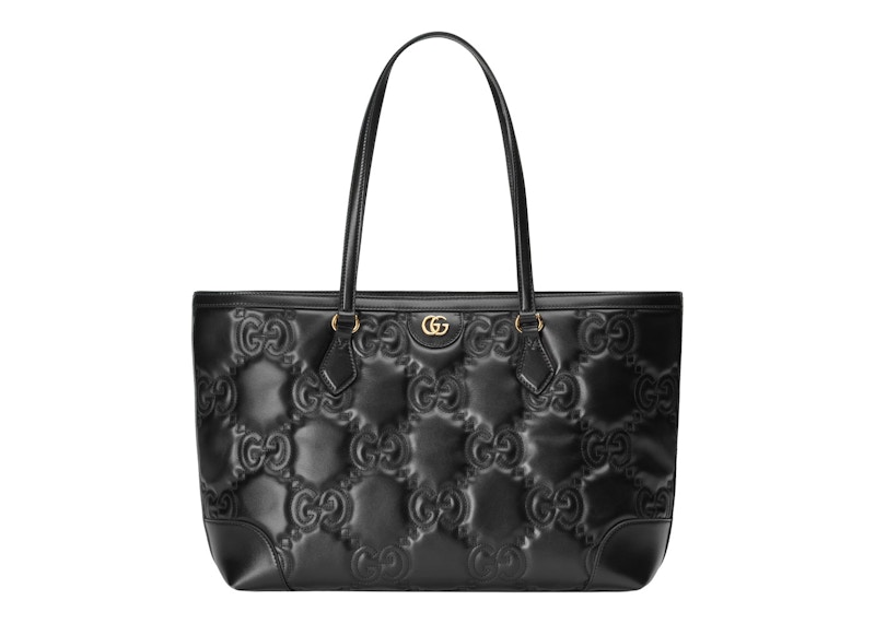 Gucci GG Matelassé Medium Tote Black