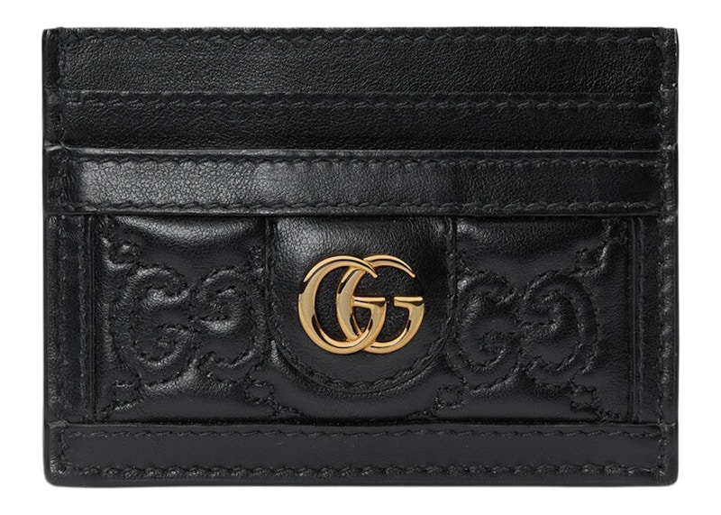 Gucci GG Matelasse Card Case Black