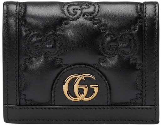 Gucci GG Matelasse Card Case Wallet Black Buy Gucci GG Matelasse Card Case Wallet Black