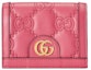 Buy Gucci GG Matelasse Card Case Wallet Pink