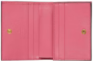 Lookbook Gucci GG 菱格紋卡片錢包 粉色