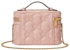 Gucci GG Matelasse Top Handle Bag Mini Quilted Light Pink