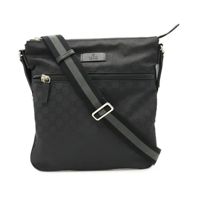 Gucci GG Messenger Bag Guccissima Black