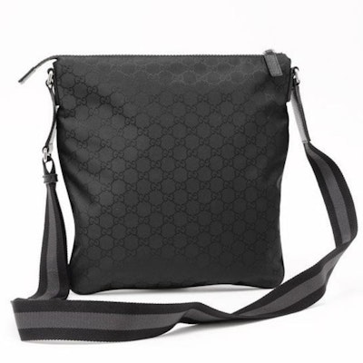 Gucci GG Messenger Bag Guccissima Black Order Gucci GG Messenger Bag Guccissima Black