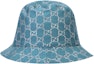 Buy GUCCI GG Metallic Logo Bucket Hat in Light Blue 631951-3HK74-4600