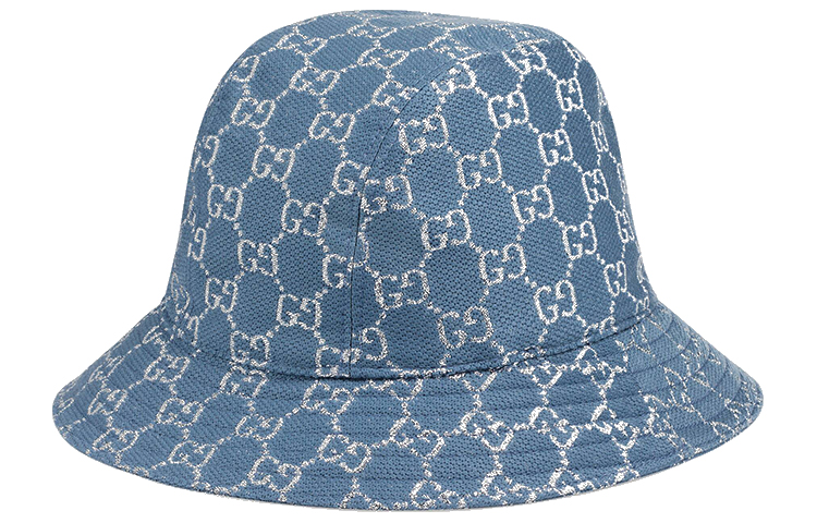 Order GUCCI GG 金屬徽標淺藍色漁夫帽 631951-3HK74-4600