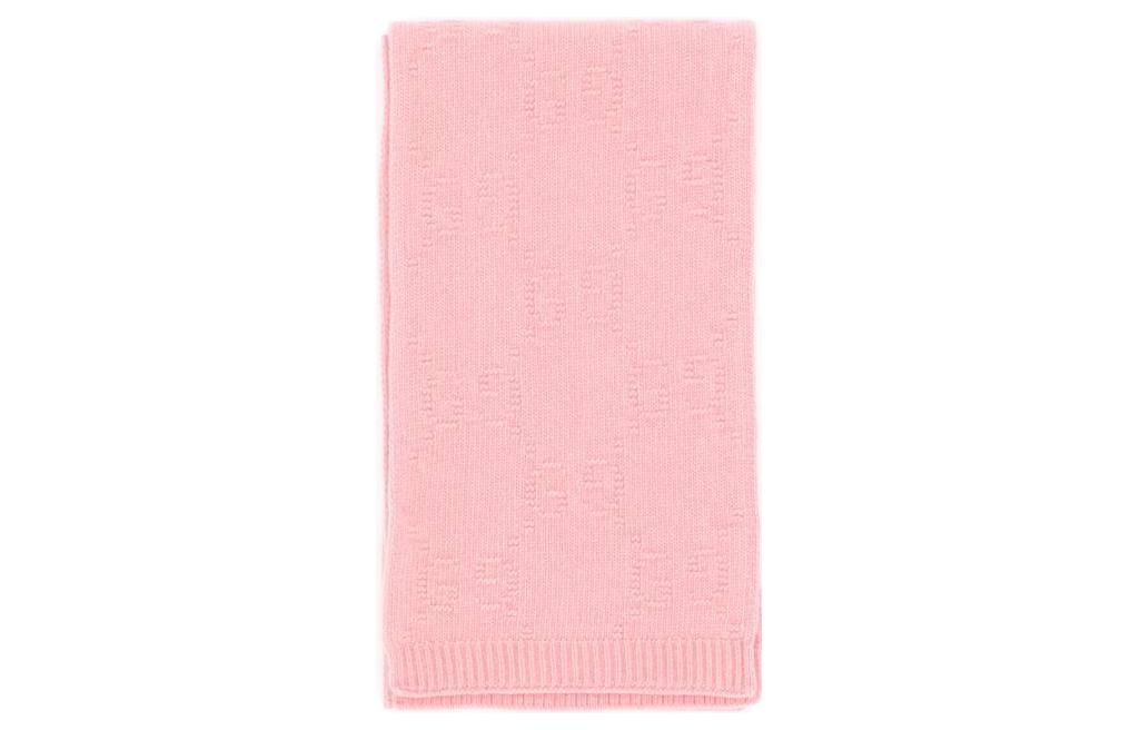 GUCCI GG Pattern Embroidered Wool Knit Scarf for Kids. 7017104K2065900