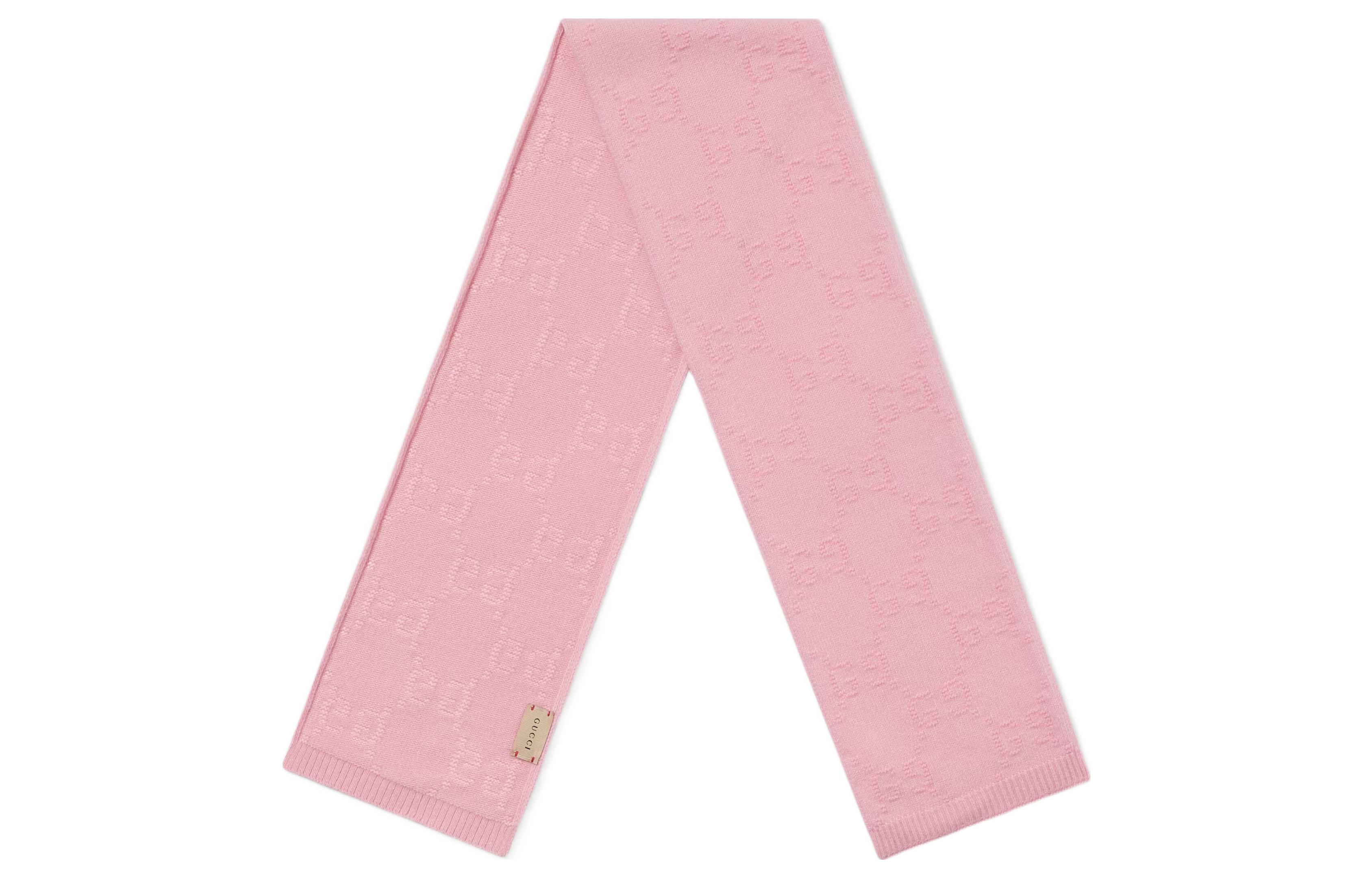 Lookbook Bufanda de Lana Tejida Infantil GUCCI con Bordado Patrón GG. 7017104K2065900