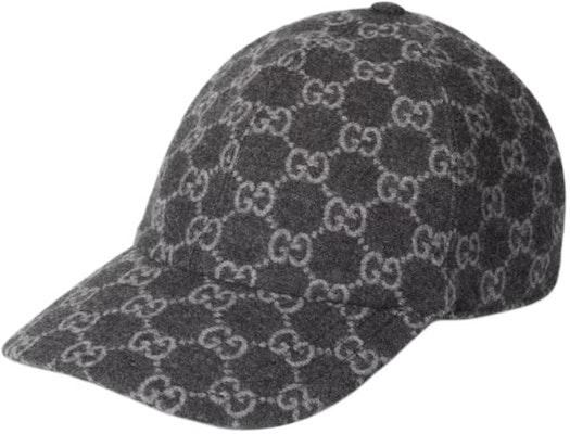 GUCCI GG Pattern Wool Baseball Cap Dark Grey/Grey 7928274HBBU1060 Order GUCCI GG Pattern Wool Baseball Cap Dark Grey/Grey 7928274HBBU1060