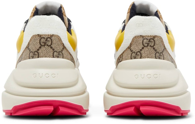 Gucci GG Rhyton 'Beige White Yellow' 619891 99WF0 4370 Details for Gucci GG Rhyton 'Beige White Yellow' 619891 99WF0 4370