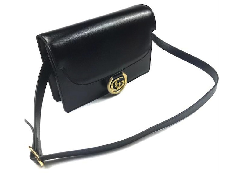 Gucci GG Ring Torchon Shoulder Bag Black 圖 2