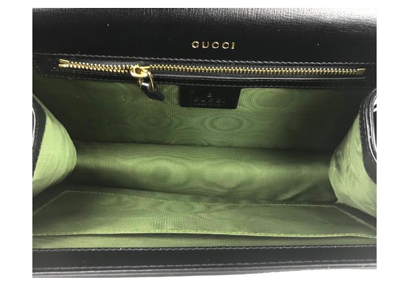 Gucci GG Ring Torchon Shoulder Bag Black 圖 3