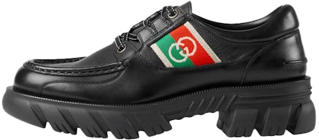 Gucci GG Romance Lace-Up 'Black' 663369-DTNE0-1080 Gucci GG Romance Lace-Up 'Black' 663369-DTNE0-1080