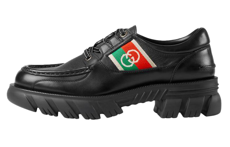 Gucci GG Romance Lace-Up 'Black' 663369-DTNE0-1080