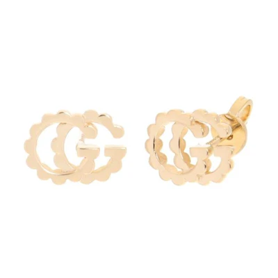 Gucci GG Running 18k Gold Earrings Jewelry. 481677-J8500-8000