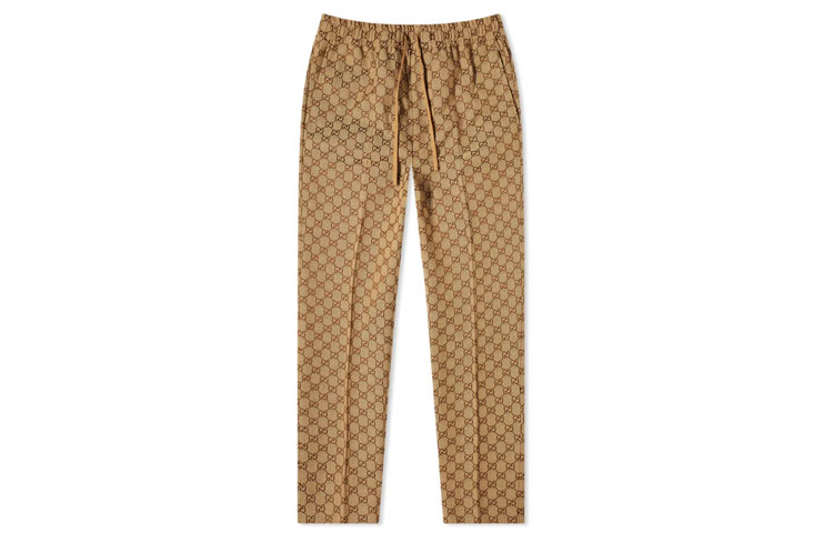 Gucci GG Running Monogram Jogger Pants Camel 569769-ZKU09-2580