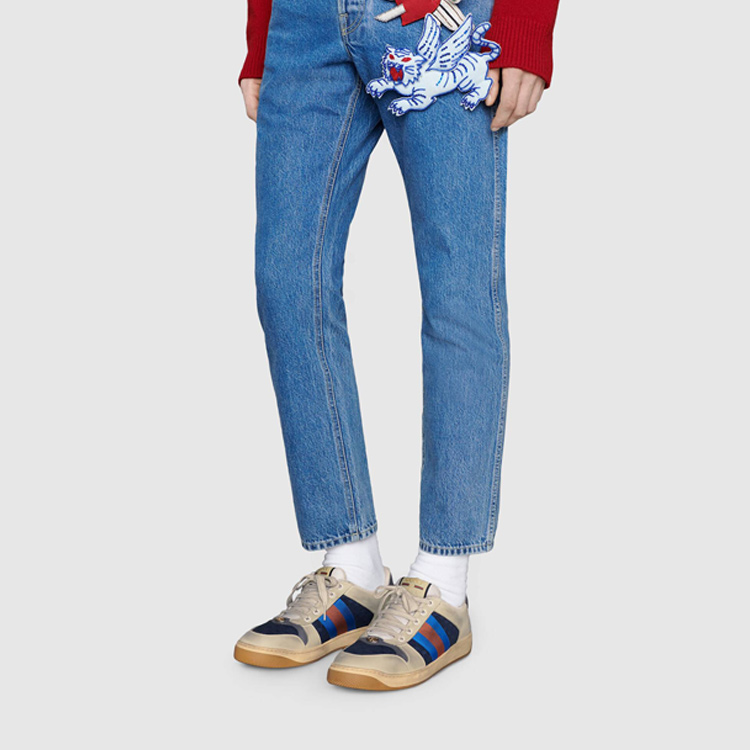 Sizing Gucci GG Screener 'Putih Biru' 546551-99W20-4368