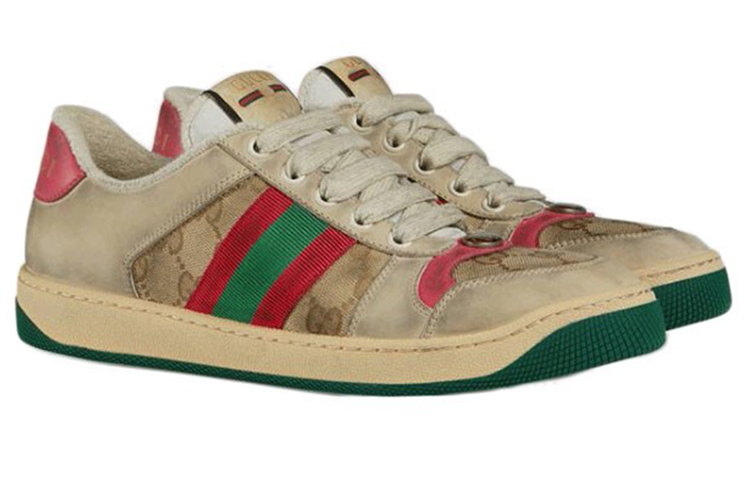 Gucci GG Screener Distressed 'GG Canvas - Pink' 圖 3