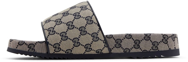 古驰GG拖鞋'米色蓝色印花' 692951-2HK60-4061 Lookbook 古驰GG拖鞋'米色蓝色印花' 692951-2HK60-4061