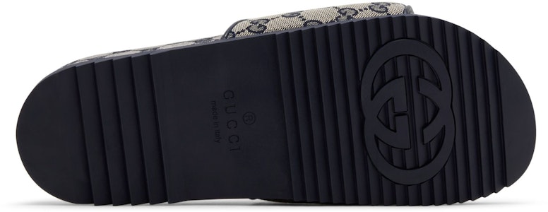 GUCCI 古奇 雙G印花涼鞋 棕色 Shop GUCCI 古奇 雙G印花涼鞋 棕色