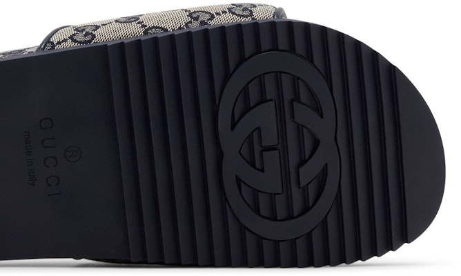 Gucci GG Slide Sandal 'Beige Blue Monogram' 692951-2HK60-4061 Purchase Gucci GG Slide Sandal 'Beige Blue Monogram' 692951-2HK60-4061