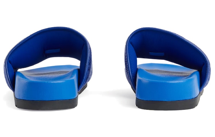 Shop 古驰 GG 拖鞋 '大胆蓝色' 721100-FAAWN-4237