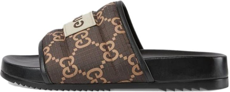 구찌 GG 슬라이드 샌들 (에보니) 771466-FACTE-8644 Buy 구찌 GG 슬라이드 샌들 (에보니) 771466-FACTE-8644