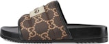Buy Gucci GG Slide Sandal 'Ebony' Lelaki Perempuan Uniseks 771466-FACTE-8644