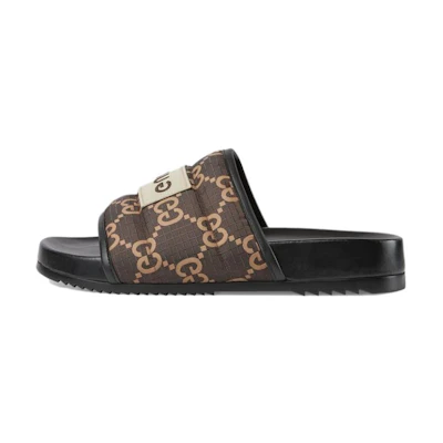 Gucci GG Slide Sandal 'Ebony'