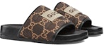 Order Gucci GG Slide Sandal 'Ebony' Lelaki Perempuan Uniseks 771466-FACTE-8644